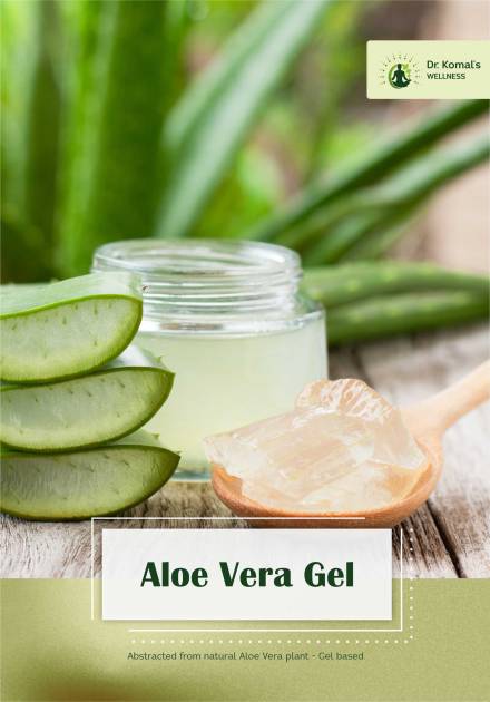 Aloe Vera Gel | All Natural and Authentic | Dr. Komals Wellness