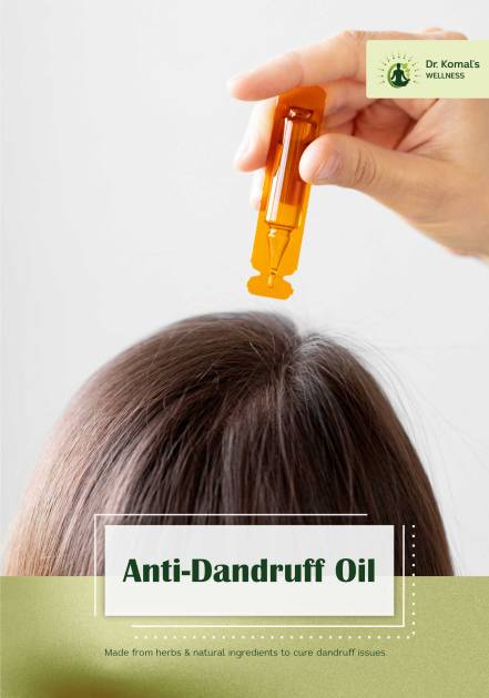 Anti-Dandruff Hair Oil | Ayurvedic Solution for Scalp Health & Hair Growth
