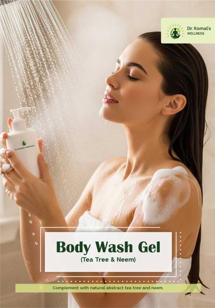 BODY WASH GEL (Tea Tree & Neem)