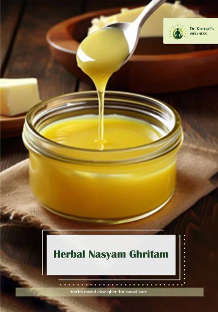 Nasyam (Ghee) | Organic Ayurvedic Remedy for Respiratory Health & Glowing Skin