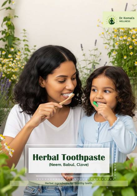 HERBAL TOOTH PASTE (Neem, Babul, Clove)