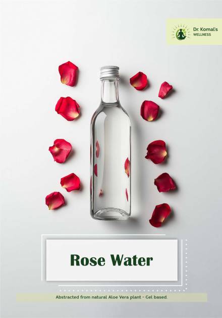 Rose Water | Traditional Ayurvedic Skin Rejuvenation by Dr. Komal's Wellness